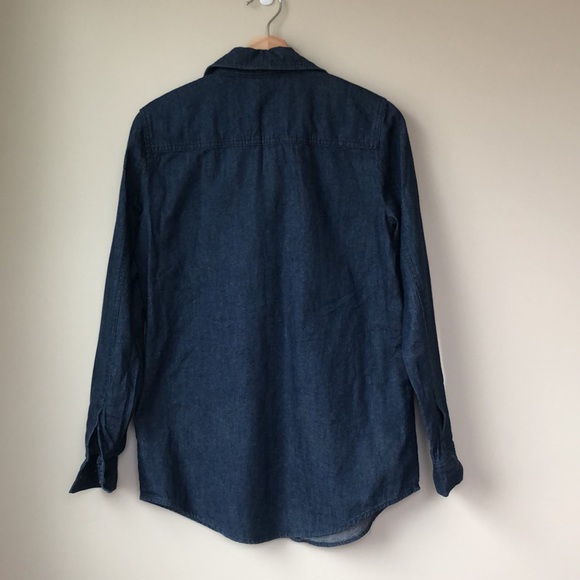 Dark denim button-down - Picture 2 of 3